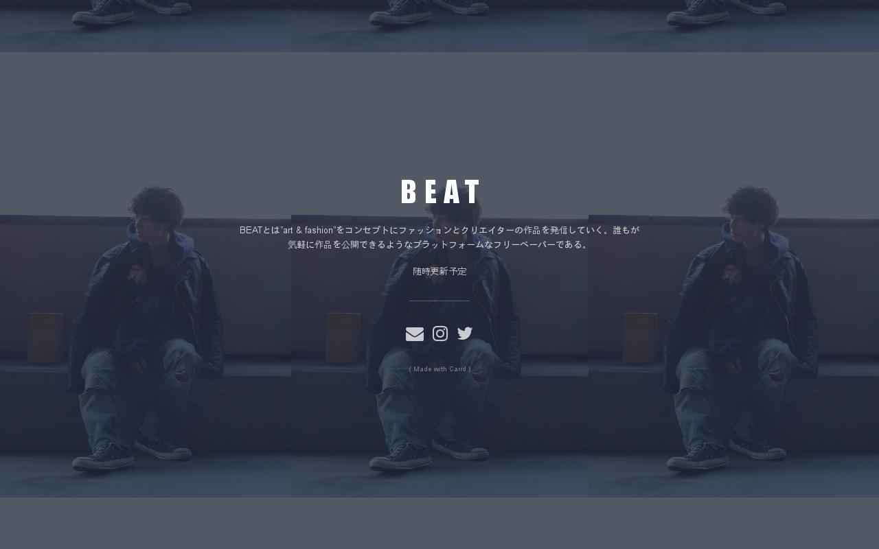 Carrd profile picture for @beat